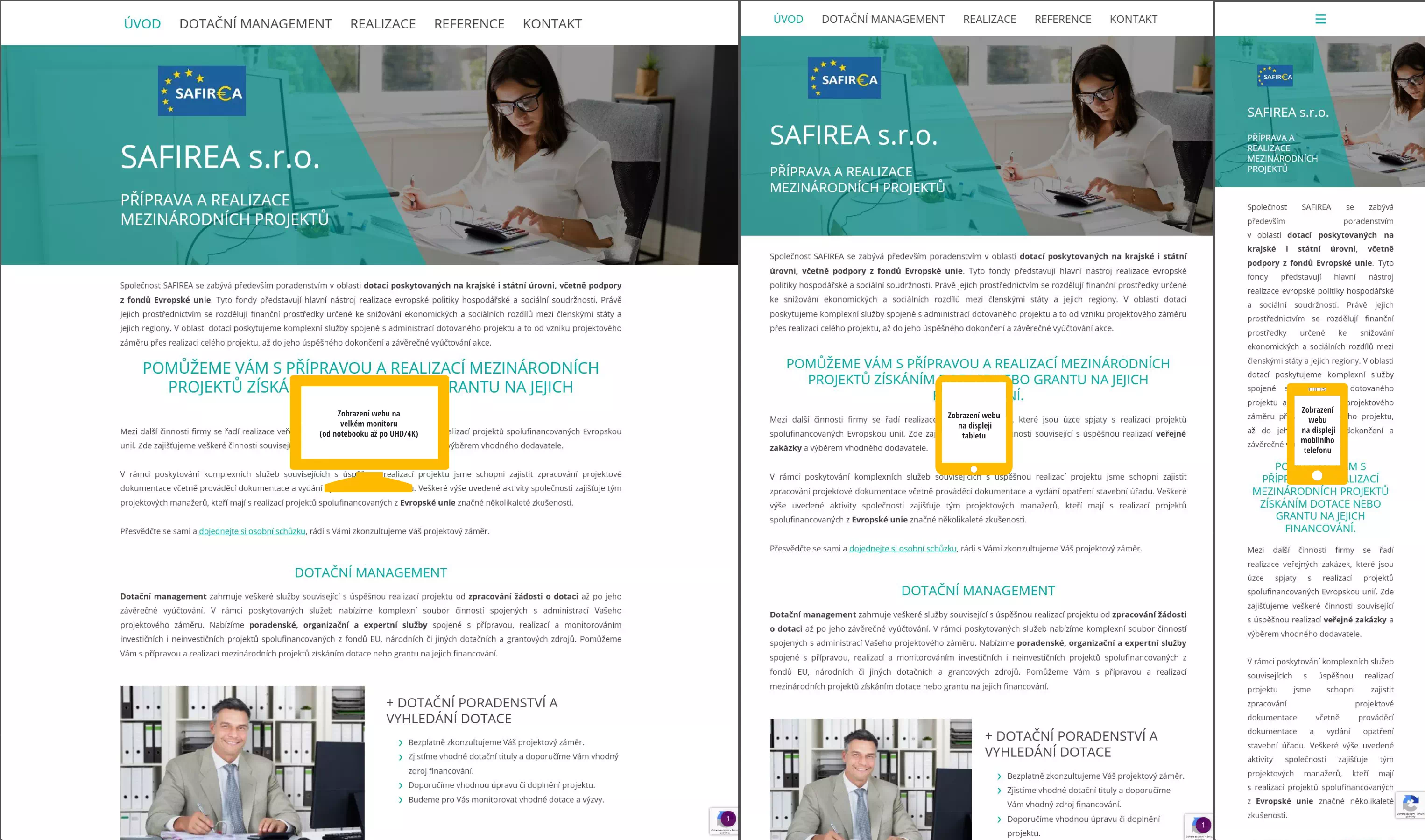 ukázka webu